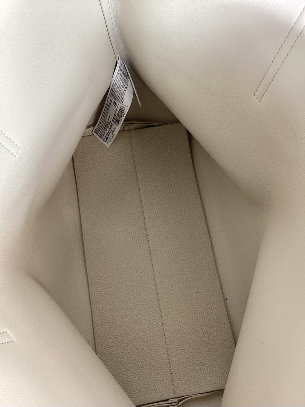 NWOT MANGO Large Tote Bag in Beige - Picture 10 of 11